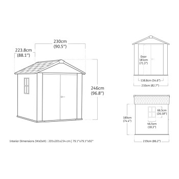 APEX 757/775 SIGNATURE NOYER - OPTION DE MONTAGE DOUBLE KETER