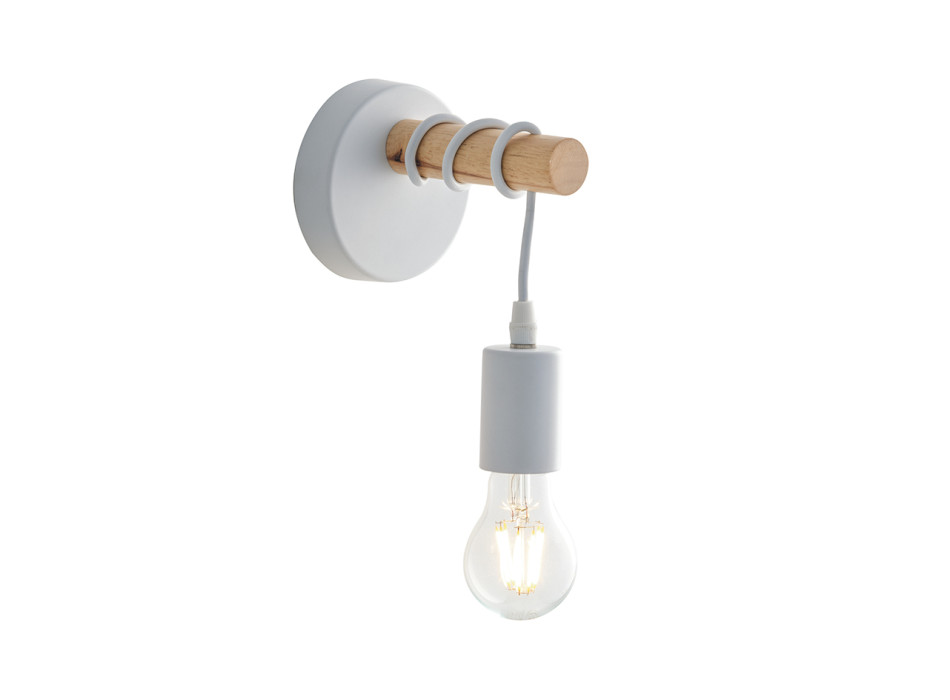 ARIZONA WOOD WALP APPLIQUE MURALE 1XE27 14,5X18CM