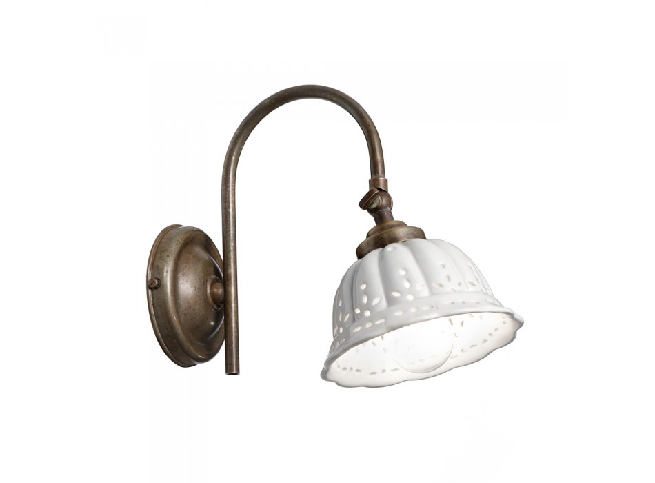 Applique murale courbe en céramique ANITA 061.19.OC IL FANALE