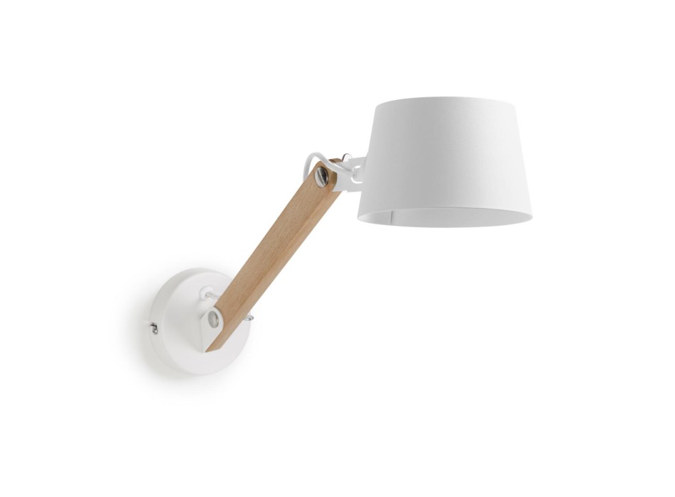 Applique Muse en bois de hêtre et acier