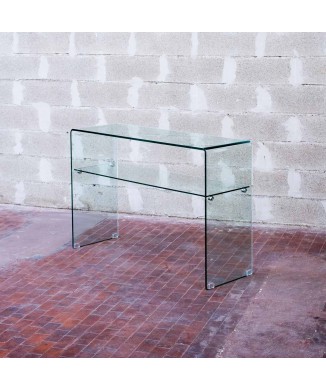 Articles en verre - Etagère 120x40x80 Avec Etagère Transparente