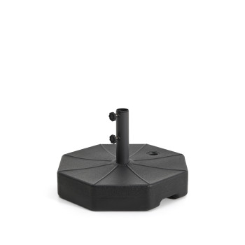 Pied de parasol Aimar en plastique avec mât central, Ø 60 cm