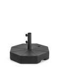 Pied de parasol Aimar en plastique avec mât central, Ø 60 cm
