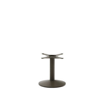 Base de table d'appoint Esilda avec base ronde en acier avec finition peinte