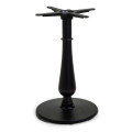 Pied de table rond Oscar en fonte noire, ø43h72 cm, Vacchetti