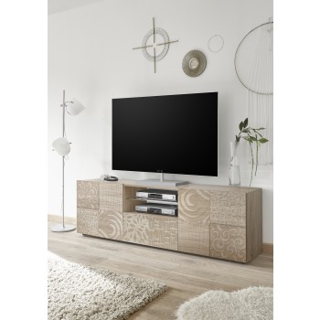 Meuble TV MIRO 2 portes / 1 tiroir 181x57x43 cm