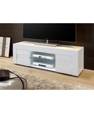 Petit meuble TV 2 portes EASY 138x41,4x43,6 cm