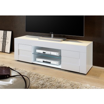 Petit meuble TV 2 portes EASY 138x41,4x43,6 cm