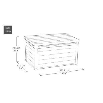 Coffre en résine SIGNATURE DECO BOX Keter