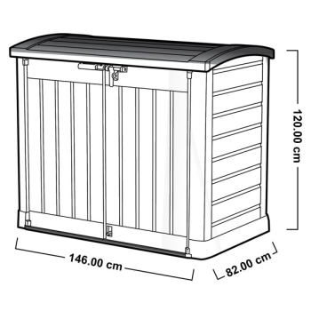 Boîte à outils Keter Store It Out Arc