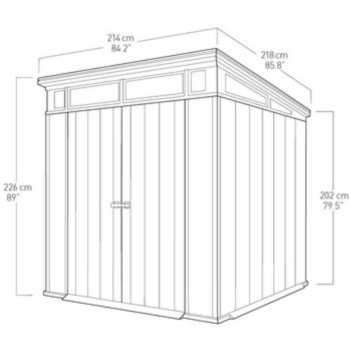 Abri à outils artisanal KETER