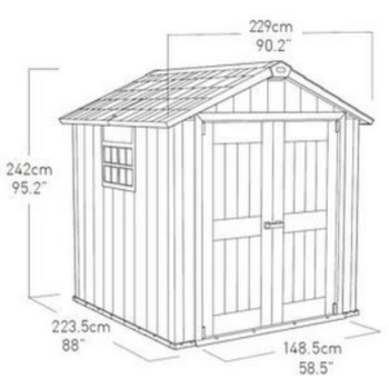 Abri de jardin Oakland Keter