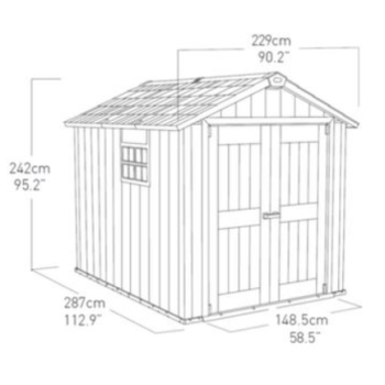 Abri de jardin Oakland Keter