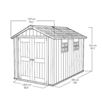Abri de jardin Oakland Keter