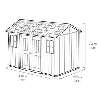 Abri de jardin Oakland Keter