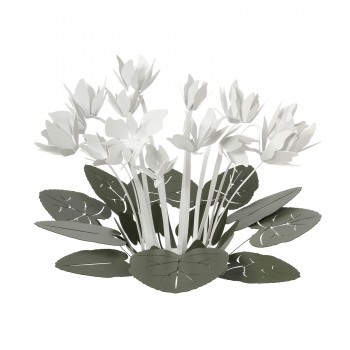 Centre de table Cyclamen 3300 Arts et Métiers d'art