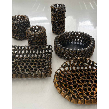 Vase sculpture falaise par ADRIANI & ROSSI