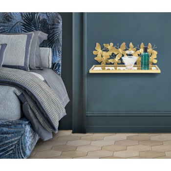 PIED DE LIT ETAGERE PAPILLONS PAIRE