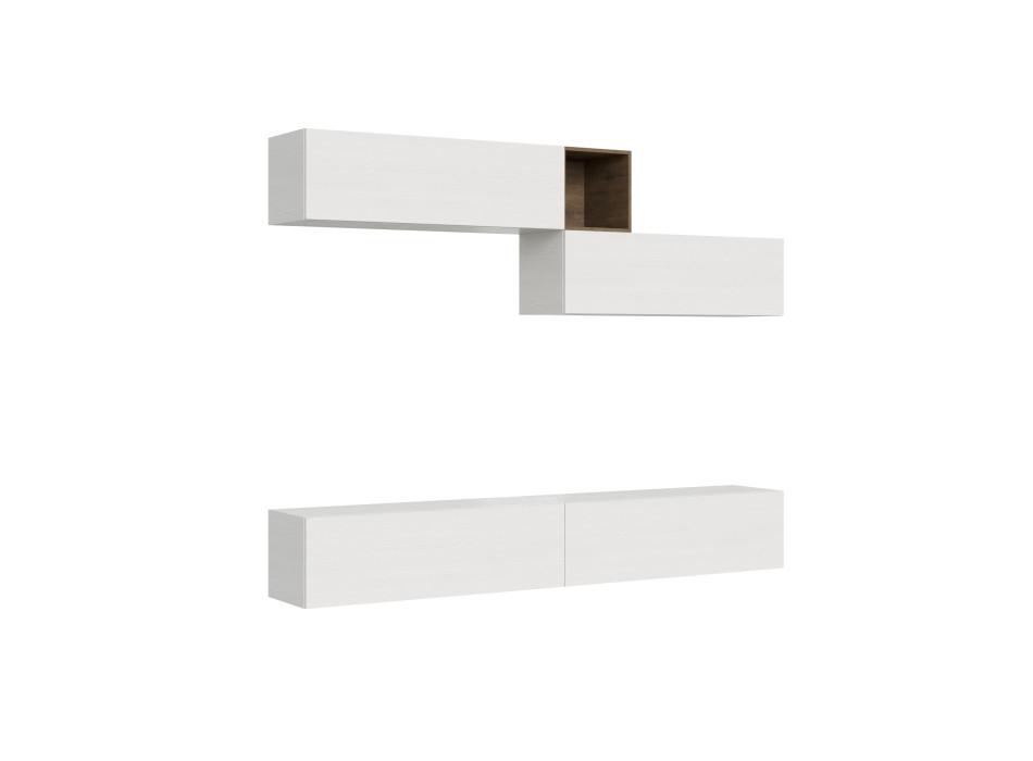 Compositions Isoka - Composition murale de salon Isoka A01 L.268 P.39.2