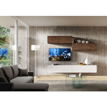 Compositions Isoka - Composition murale de salon Isoka A02 L.268 P.39.2