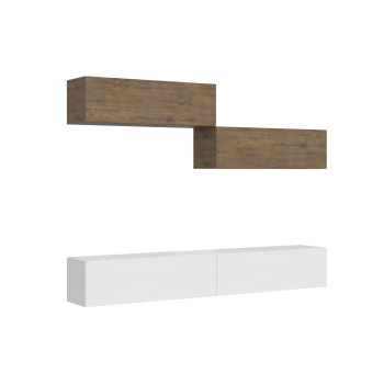 Compositions Isoka - Composition murale de salon Isoka A02 L.268 P.39.2