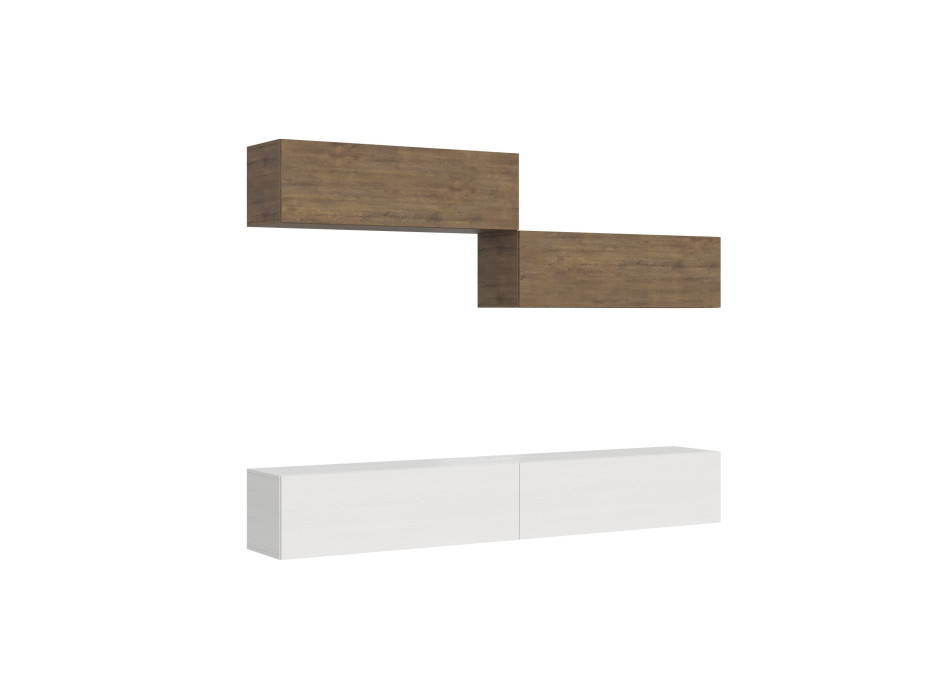 Compositions Isoka - Composition murale de salon Isoka A02 L.268 P.39.2