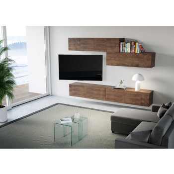 Compositions Isoka - Composition murale de salon Isoka A03 L.268 P.39.2