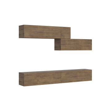 Compositions Isoka - Composition murale de salon Isoka A03 L.268 P.39.2