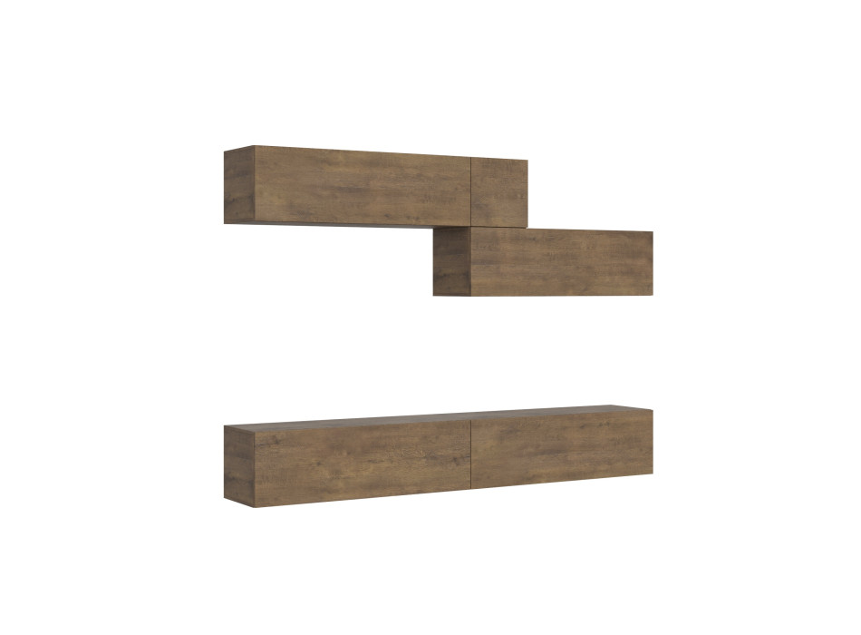 Compositions Isoka - Composition murale de salon Isoka A03 L.268 P.39.2