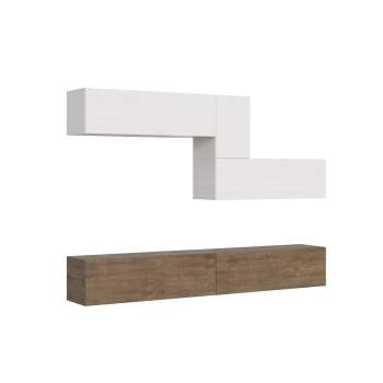 Compositions Isoka - Composition murale de salon Isoka A04 L.268 P.39.2