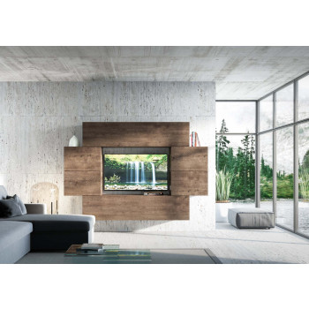 Isoka Compositions - Composition murale de salon Isoka A07 L.234 H.160 P.39,2