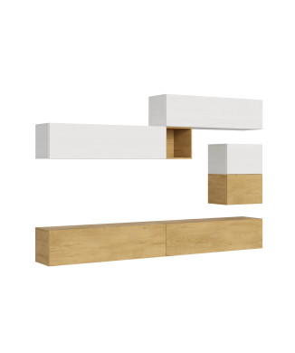 Compositions Isoka - Composition murale de salon Isoka A10 L.308 P.39,2