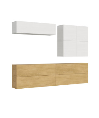 Compositions Isoka - Composition murale de salon Isoka A103 L.308 P.39,2