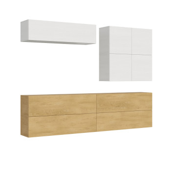 Compositions Isoka - Composition murale de salon Isoka A103 L.308 P.39,2