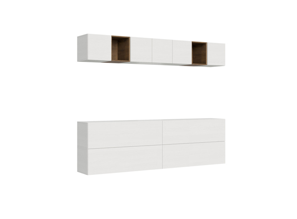 Compositions Isoka - Composition murale de salon Isoka A104 L.268 P.39.2