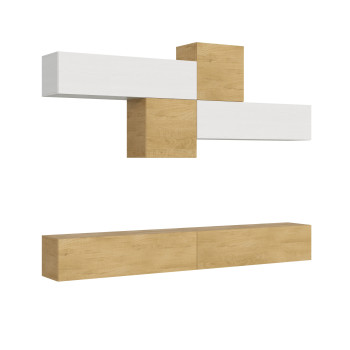 Compositions Isoka - Composition murale de salon Isoka A111 L.308 P.39.2