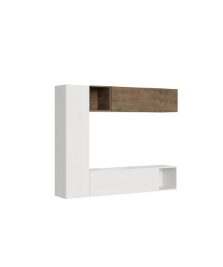 Compositions Isoka - Composition murale du salon Isoka A114 L.214 H.173,6 P.39,2