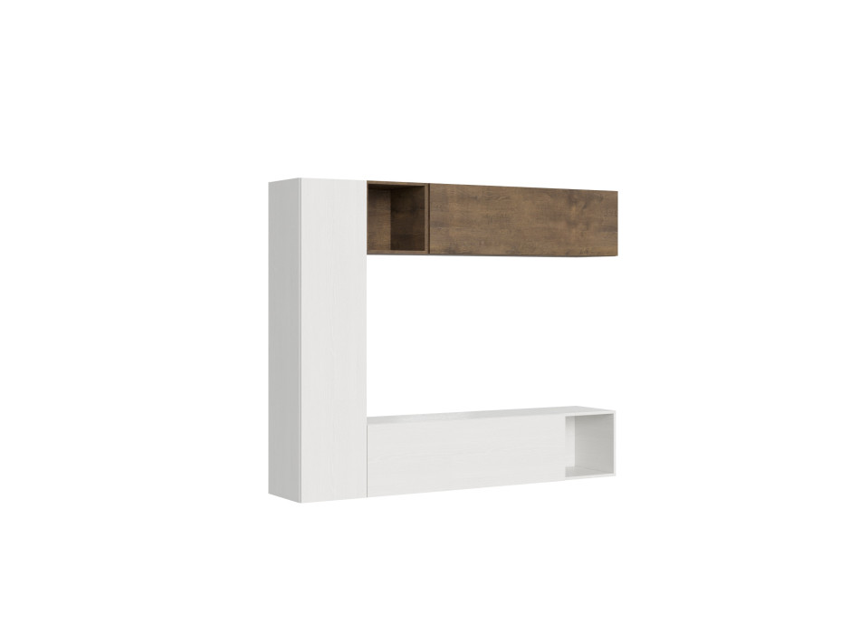 Compositions Isoka - Composition murale du salon Isoka A114 L.214 H.173,6 P.39,2