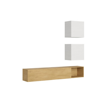 Compositions Isoka - Composition murale du salon Isoka A115 L.234 P.39.2