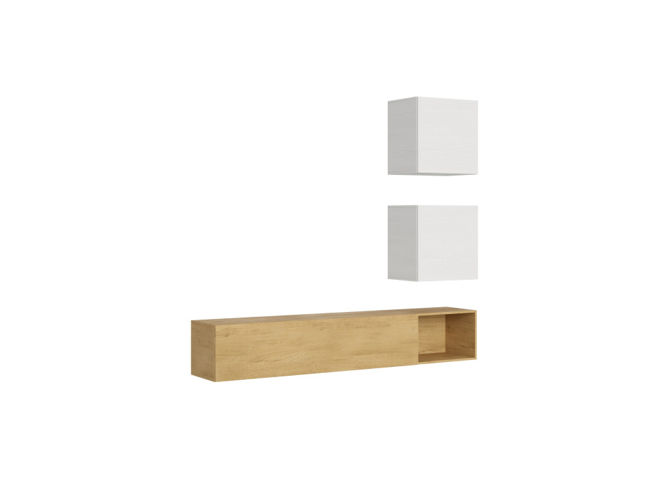 Compositions Isoka - Composition murale du salon Isoka A115 L.234 P.39.2