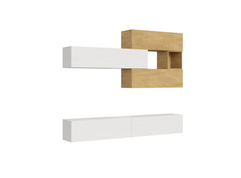 Compositions Isoka - Composition murale de salon Isoka A116 L.268 P.39.2