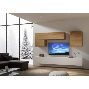 Compositions Isoka - Composition murale de salon Isoka A12 L.268 P.39.2