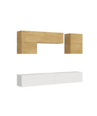 Compositions Isoka - Composition murale de salon Isoka A12 L.268 P.39.2