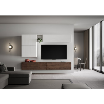 Compositions Isoka - Composition murale de salon Isoka A16 L.268 P.39.2