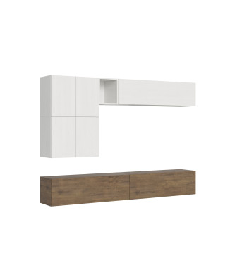 Compositions Isoka - Composition murale de salon Isoka A16 L.268 P.39.2