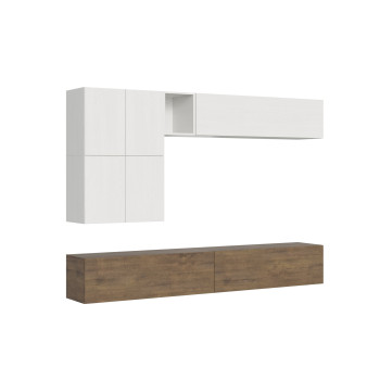 Compositions Isoka - Composition murale de salon Isoka A16 L.268 P.39.2