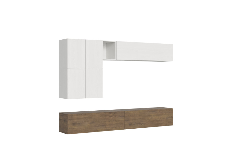 Compositions Isoka - Composition murale de salon Isoka A16 L.268 P.39.2