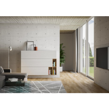 Compositions Isoka - Composition murale de salon Isoka A19 L.173,6 P.39,2