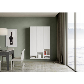 Compositions Isoka - Composition murale de salon Isoka A20 L.120 H.194 P.39,2