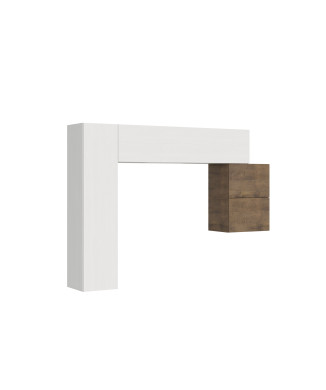 Compositions Isoka - Composition murale de salon Isoka A25 L.204 H.173,6 P.39,2